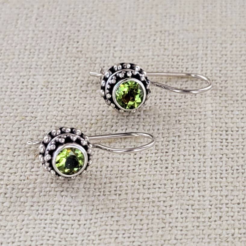 Sadie Green's Jewelry - Wholesale Dangle Earrings - Sterling Silver Round Dangle Earring PTR-E292A5