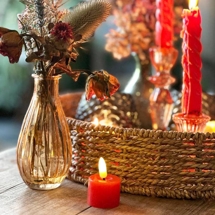 Talking Tables UK – wholesale Flameless candle – Christmas LED Tealight Candle | 18 Pack | POS Display Unit |2