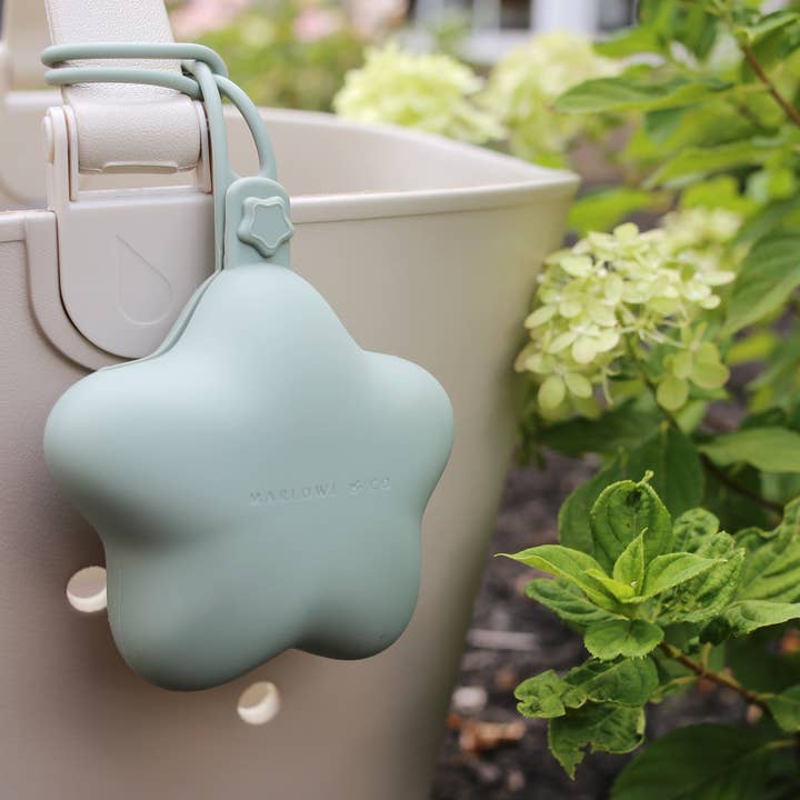 Marlowe & Co - Wholesale Pacifier Clip - Baby - Sage/Shifting Sand Silicone Pacifier Case (2 Pack)3