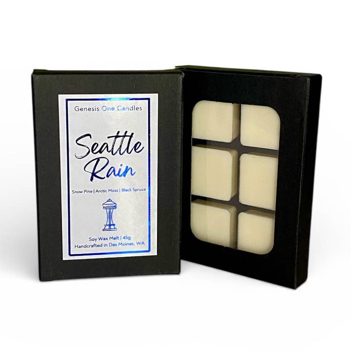 Fondant de cire pluie de Seattle pour la vente par Genesis One Candles