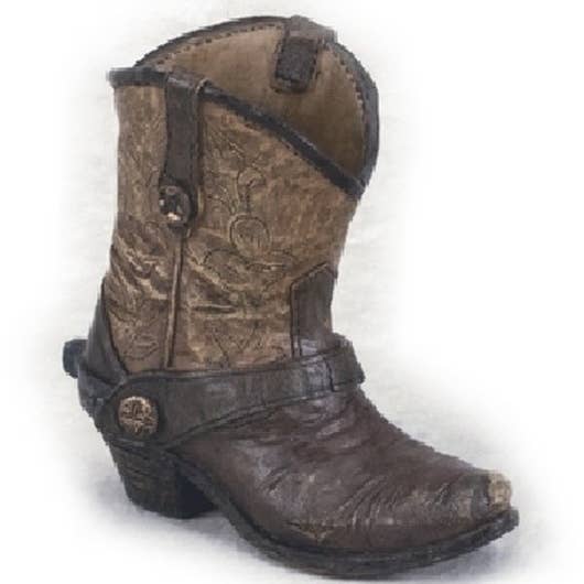 Old West Boot Pencil Caddy Western Cowboy Art Theme for wholesale by BMS BIZ