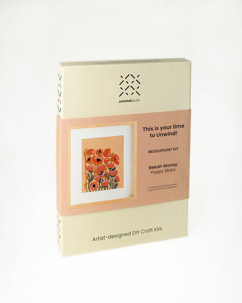 Unwind Studio - Wholesale DIY Craft Kit - From the Other Side Rainbow Needlepoint Kit11