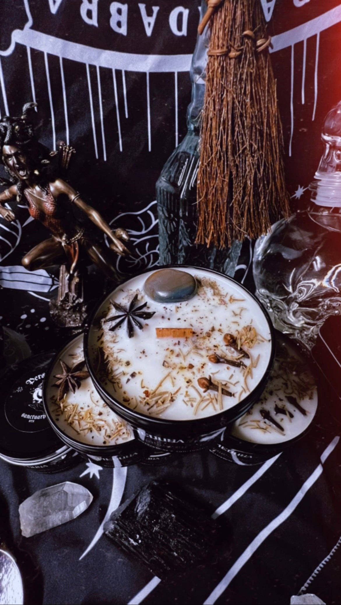 Persephone’s sanctuary - Wholesale Jar/Filled Candle - The Medusa Candle1