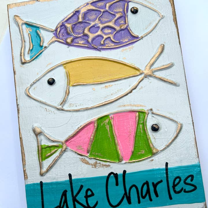 Coddiwomple - Vente Pancarte - Panneau Coastal Fish | Personnalisation personnalisée de la plage nautique 1