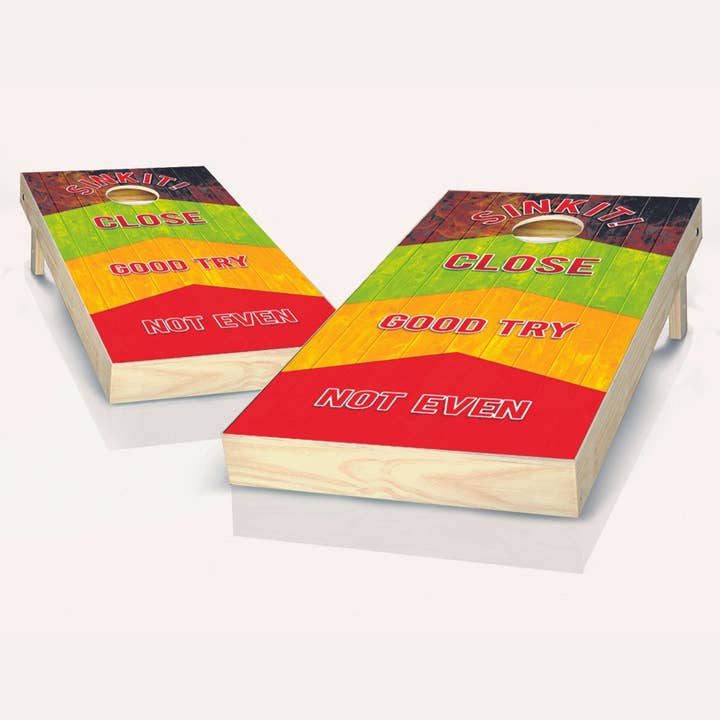 Sink It Cornhole Set for wholesale by Skip's Garage