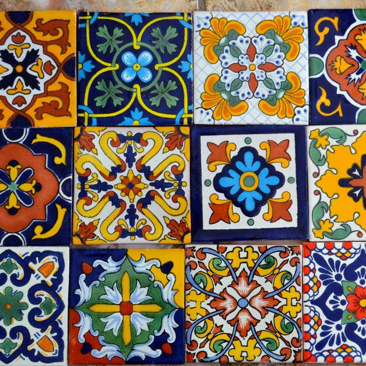 Hermoso Conjunto de Talavera Mexicana - 20 Piezas para venta al por mayor de Talavera Florida