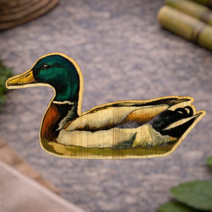 Floating Duck for wholesale by Bamboo Wood Stickers