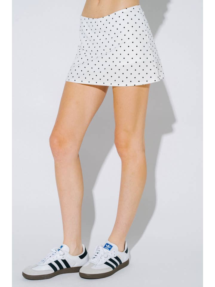 Blue Blush - Vente Jupe-short – femme - Micro-jupe-culotte à pois5