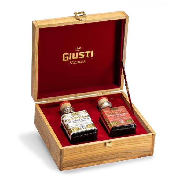 Dueto de Vinagre Balsâmico de Modena 2 e 3 Medalhas de Ouro - 2x250 ml por atacado de Acetaia Giusti