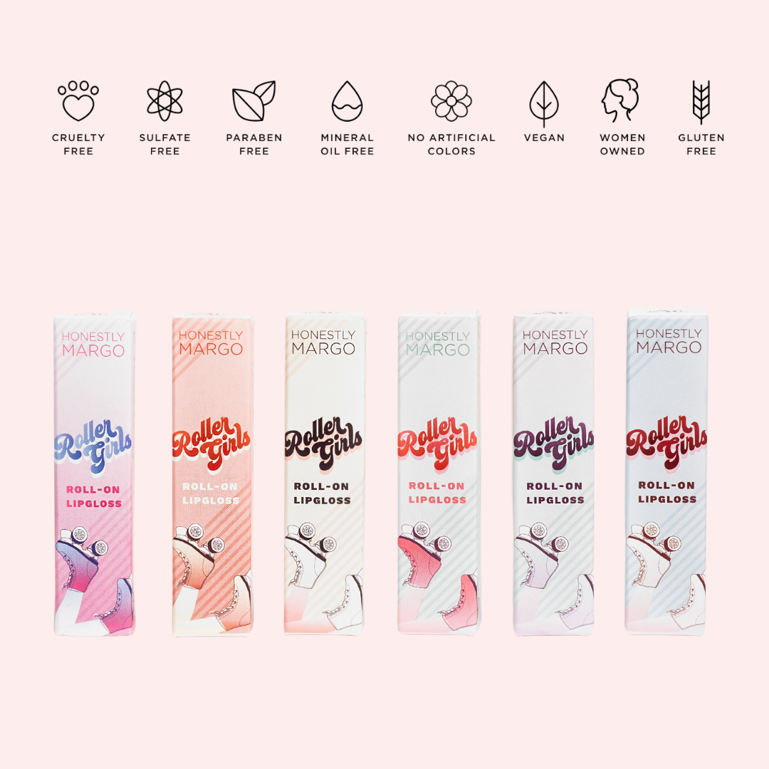 Honestly Margo - Wholesale Lip Gloss - Roller Girls Roll-On Lipgloss Starter Pack2