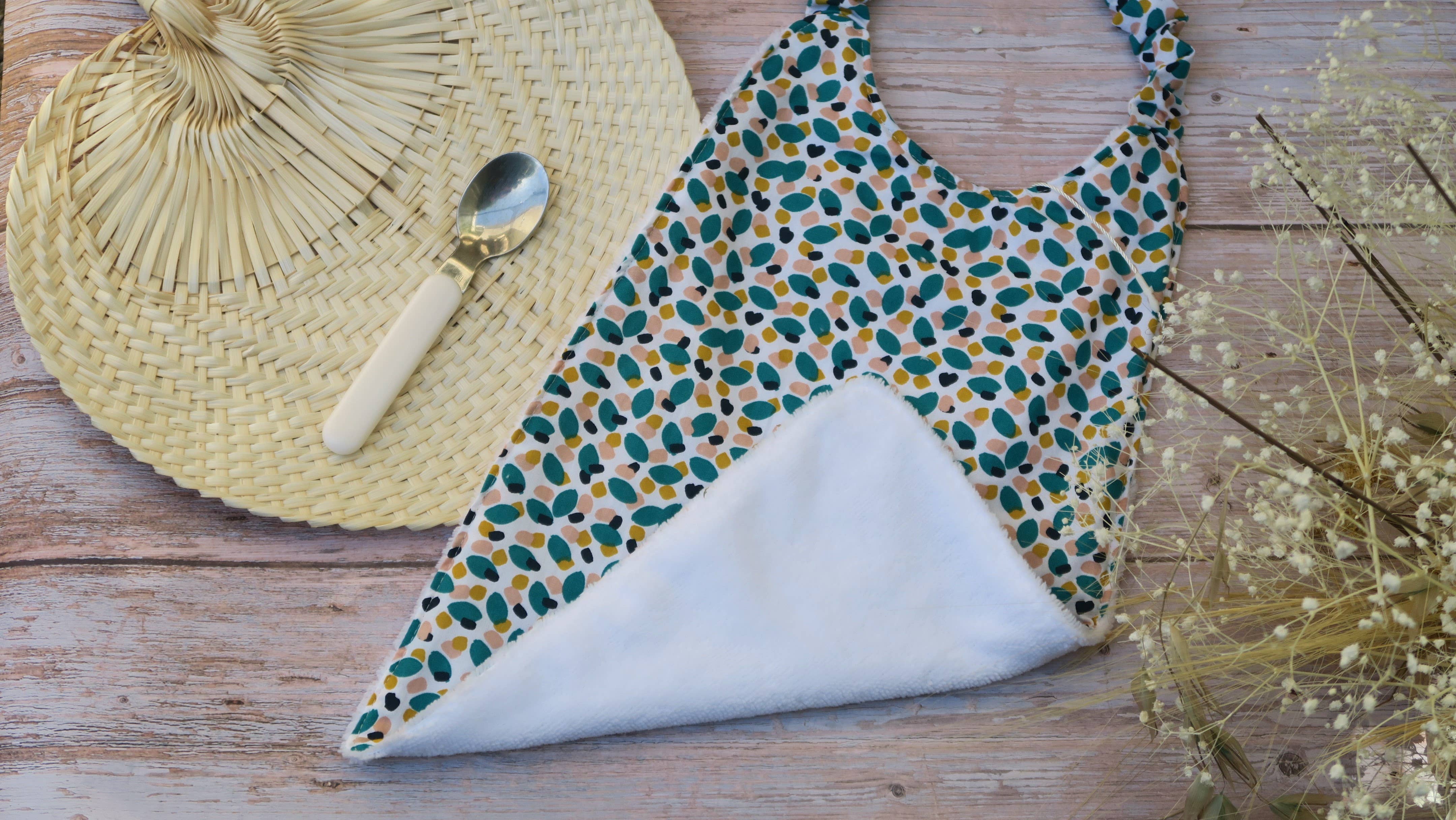 Vagabondes - Wholesale Dinner & Cloth Napkin - Child's canteen bib napkin - cotton and terry cloth