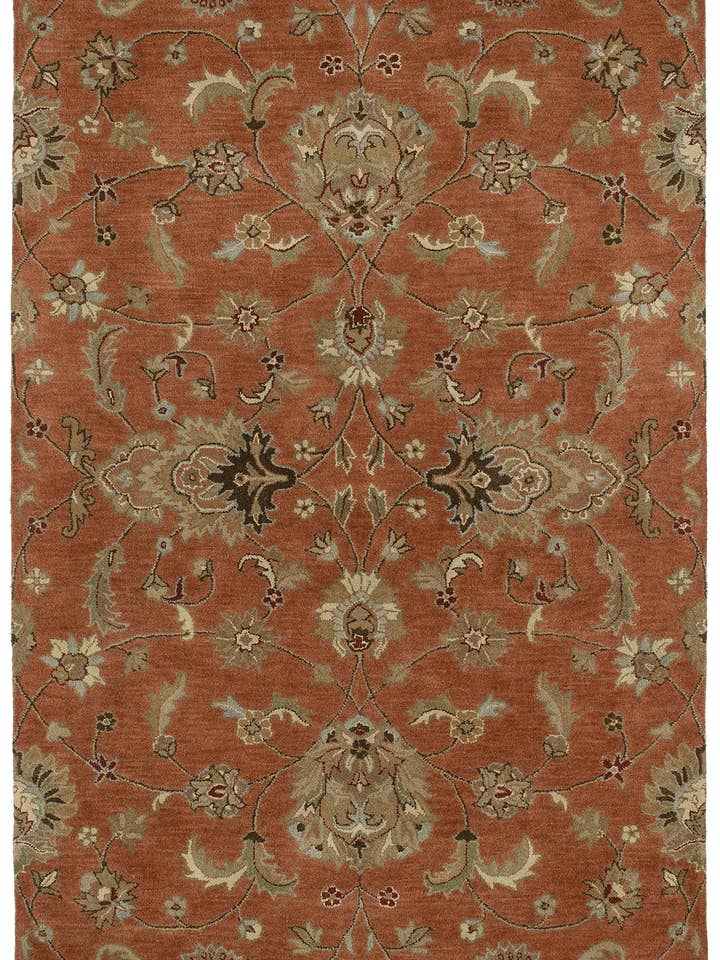 Mystic Collection Copper 3'6"x5'3" Teppich mit rechteckiger Fläche für den Großhandel von contempo fashion
