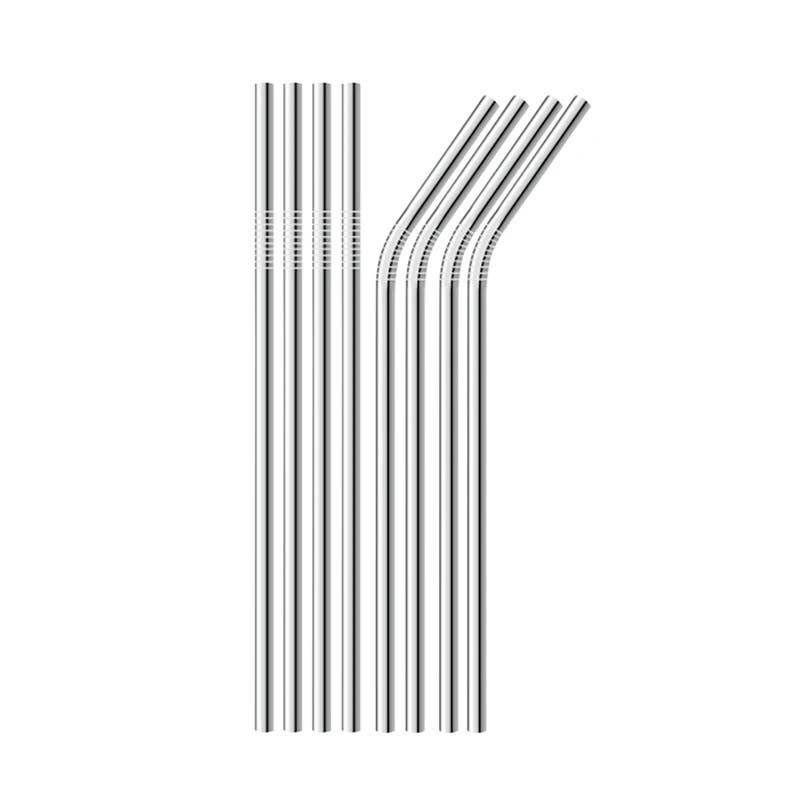 Swzle rostfritt stål dricka sugrör - Silver (4 Pack) för wholesale av SWZLE