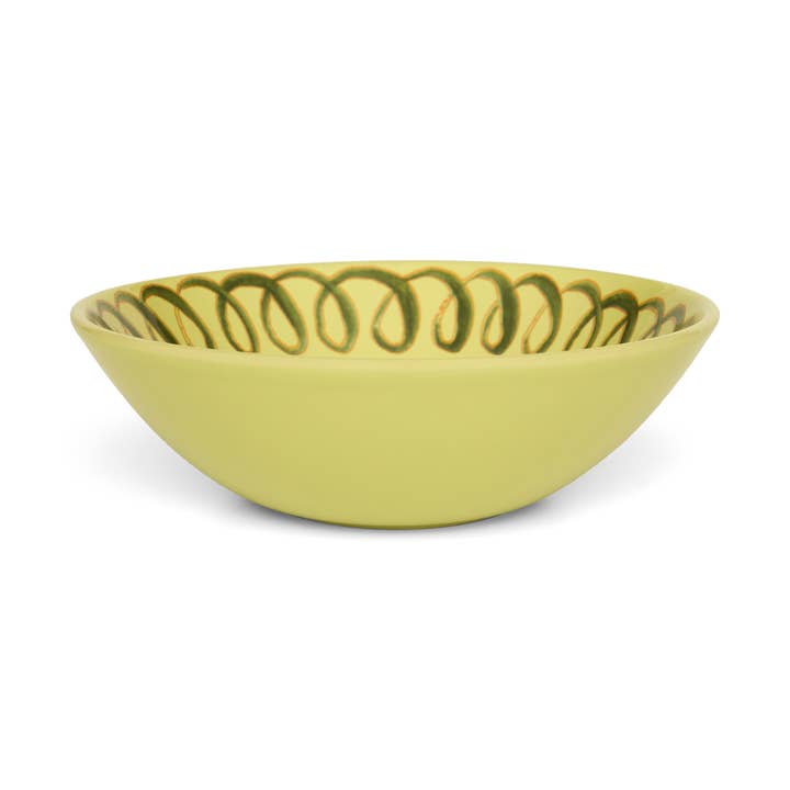 Amalfi Cereal Bowl Lime - 7" Diameter - 10.1 fl oz for wholesale by Couleur Nature