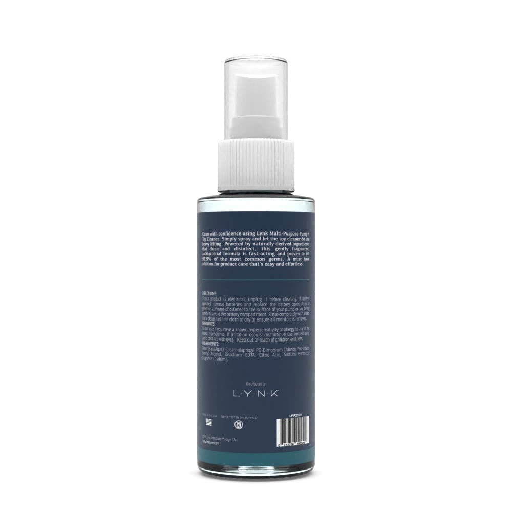 Lynk Pleasure - Wholesale All-Purpose Cleaning Spray - Multi-Purpose Pump + Toy Cleaner Spray 4 oz1