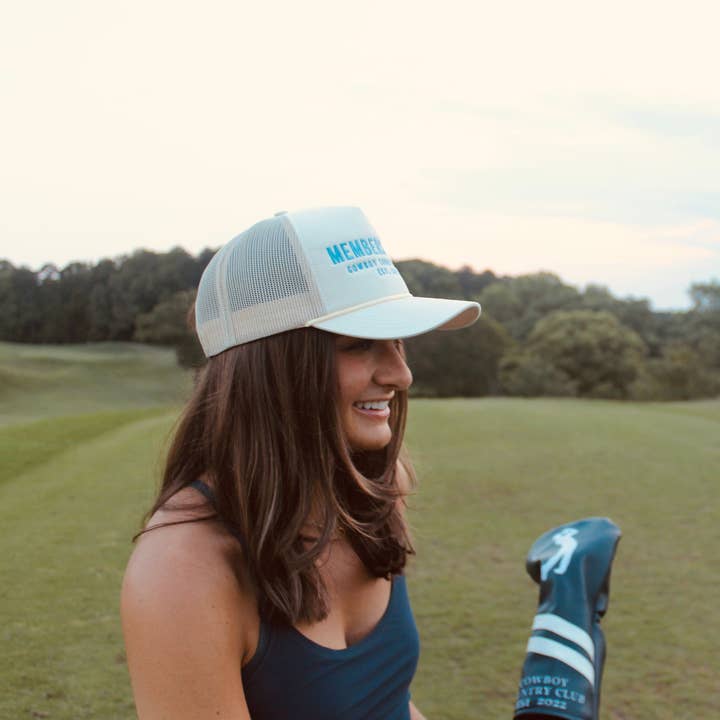 Cowgirl Trucker Hat Black for wholesale by Cowboy Country Club