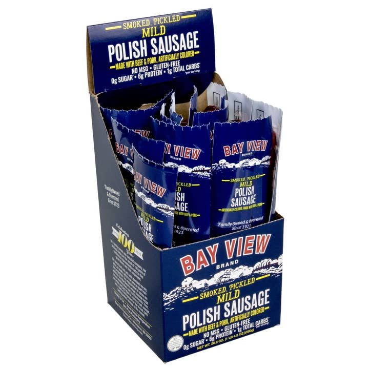 Bay View Packing – Großhandel Wurst – Geräucherte eingelegte polnische Wurst für eine Portion