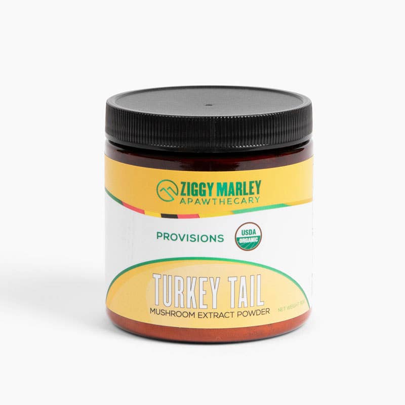 Ziggy Marley Apawthecary - Wholesale Pet Supplement - Cat/Dog - Romeo's Provisions Turkey Tail Mushroom Powder
