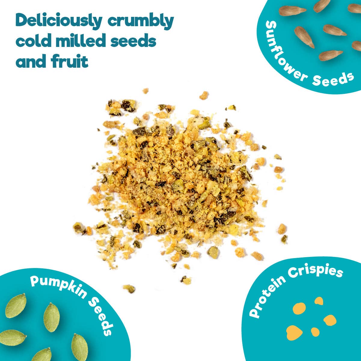 Good4U – Proteína/Superalimento em pó por atacado – Protein Breakfast Boost: mistura de sementes moídas com proteína Good4U4