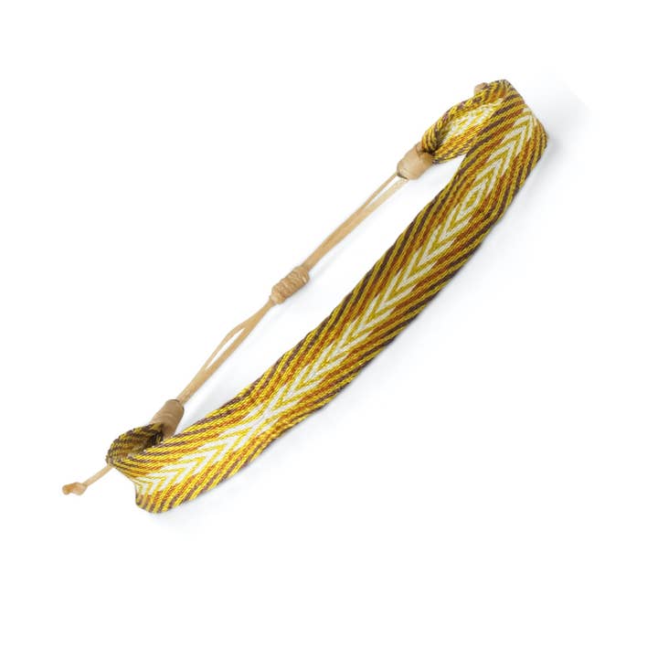 Makarla - Handmade Colombian Jewelry - Venta al por mayor Pulseras tejidas/trenzadas - Pulsera Surfer para hombre | Pulsera impermeable | Mostaza