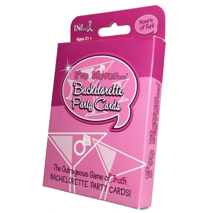 I've Never Bachelorette Party Game Cards for wholesale by IDEAS NEVER IMPLEMENTED