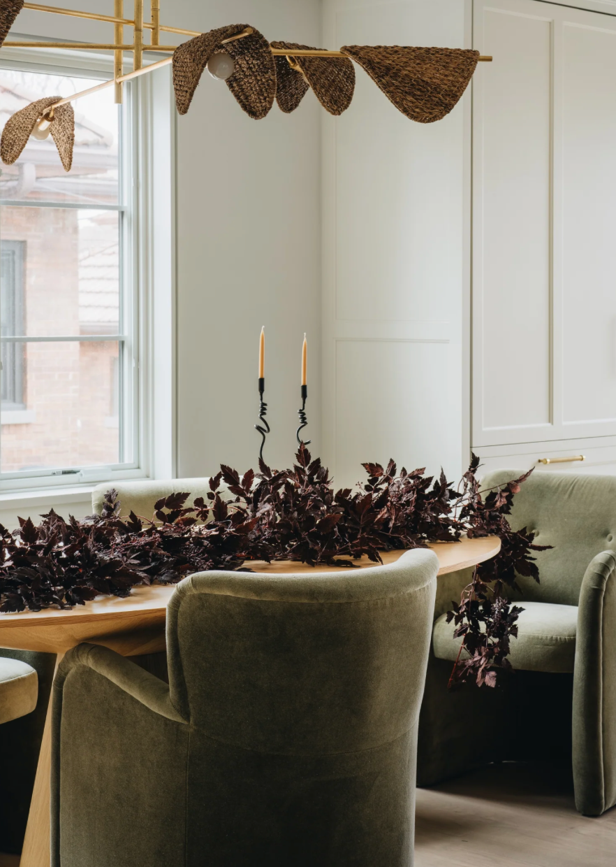 Elan Bazaar - Wholesale Bunting/Garland - 6 Ft Plum Dark Purple Cimicifuga Leaves Fall Autumn Garland1