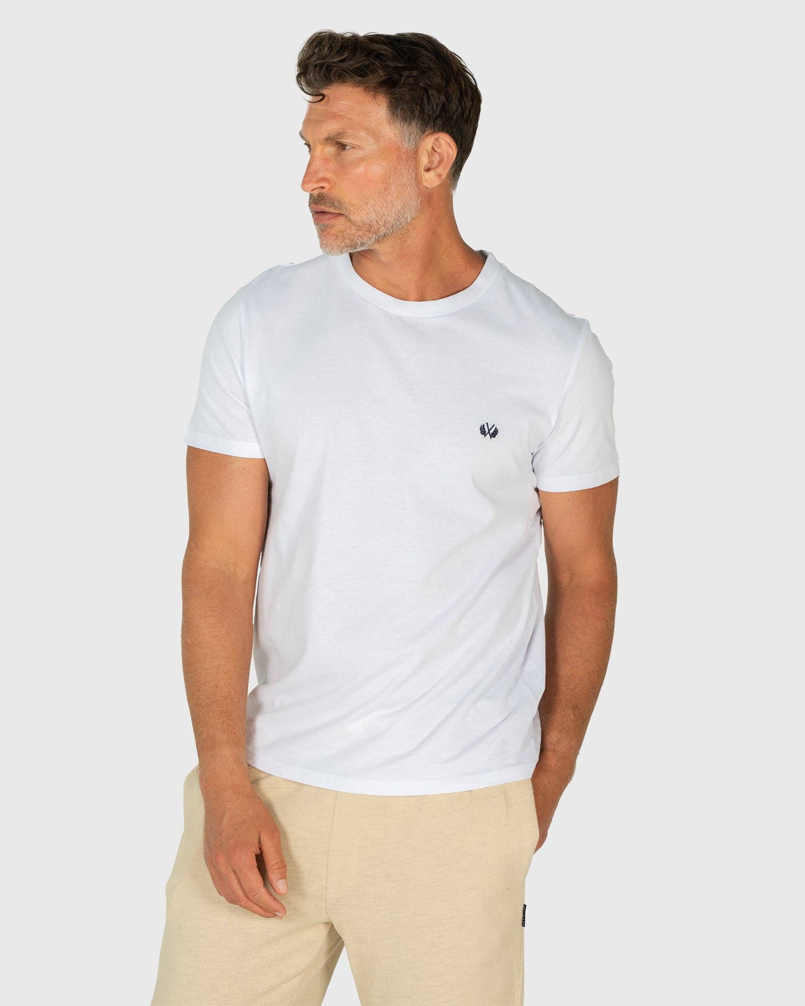 Coast Clothing Co - Wholesale T-shirt – men's - Crew Neck Tee in White - ADD ANY 3 TEES TO CART, PAY FOR JUST 20