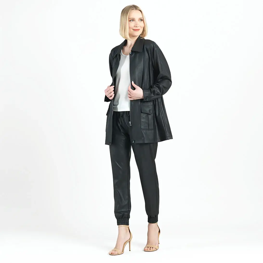 【ゆさ】Leather Collor Utility Jacket Supreme Leather Collar Utility Jacket (FW23) - $238