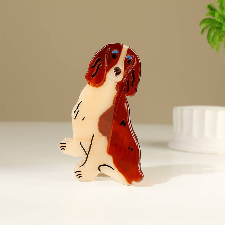 SOMETHING MINTY – wholesale Hårklämma - Dam – Cocker Spaniel Hund Hårklämma