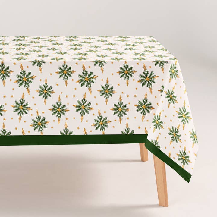 GAMUSI - Wholesale Tablecloth - Christmas tablecloth stain-resistant soft cotton waterproof PINSEL2