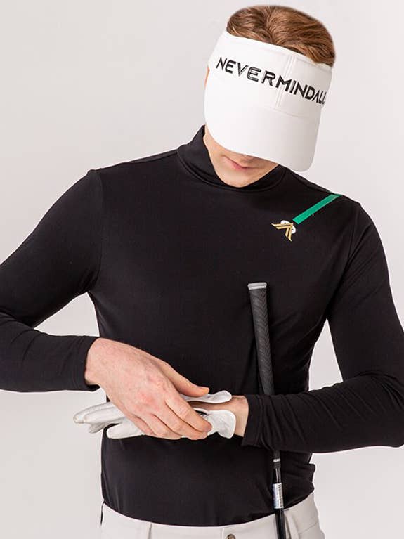 Della Logo Básico Medio Cuello Alto para venta al por mayor de Nevermindall Golf