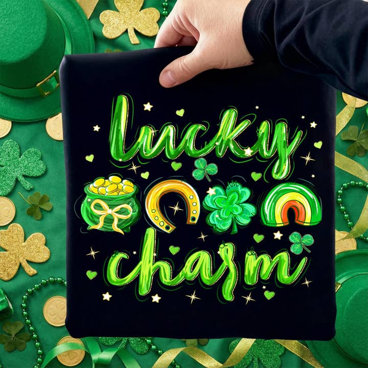 Lucky Charm St Patricks Shirt, St Patricks Day Sweater for wholesale by NVC Ecommerce LLC