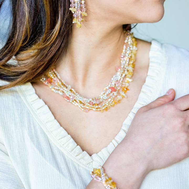 Lucia's Imports - Wholesale Beaded bracelet - Small Rock Candy Magnetic Bracelet6