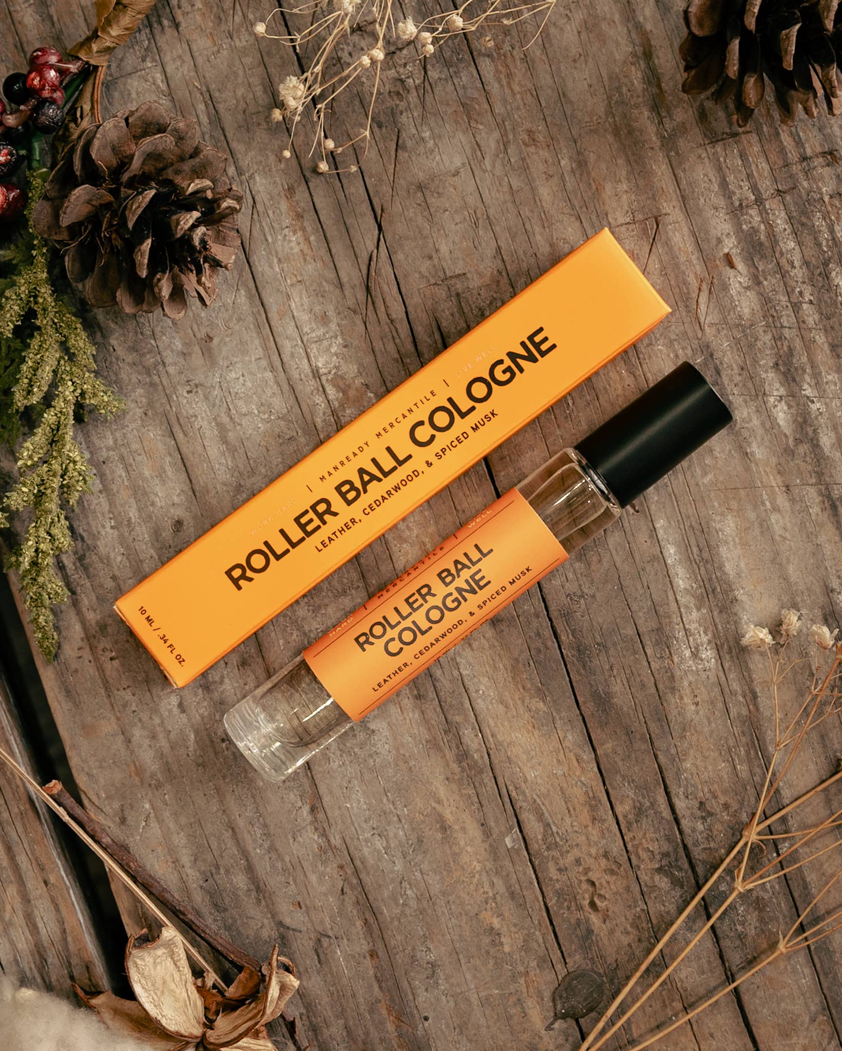 Manready Mercantile - Venta al por mayor Fragancias de bola - Colonia Roller Ball | La Serie Americana | Etiqueta Naranja3