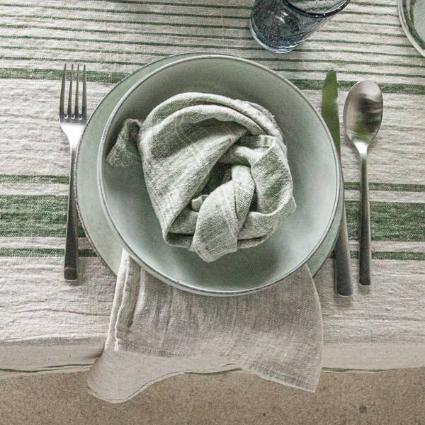 LinenMe – Toalha de mesa por atacado – Toalha de Mesa Forest Green Natural Provence6