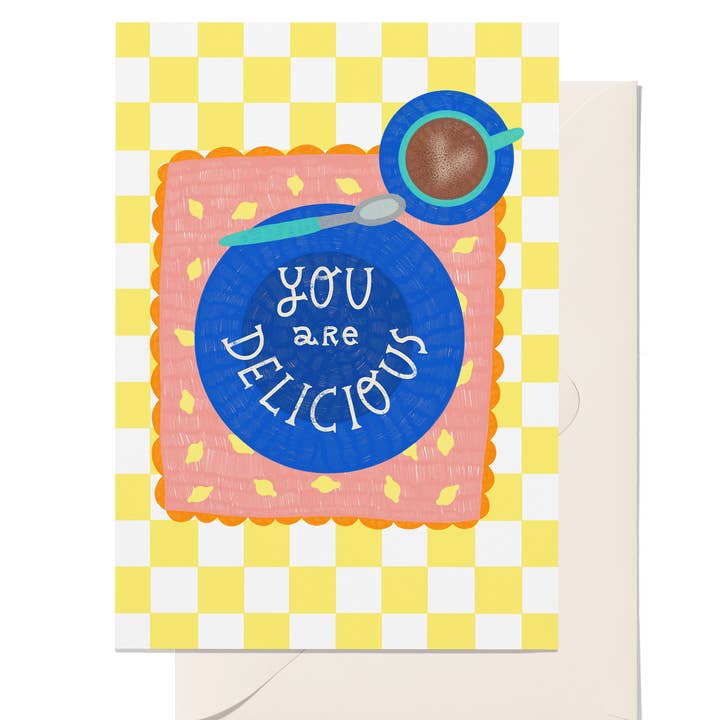 You Are Delicious | Greeting Card for wholesale by Lucky Alice