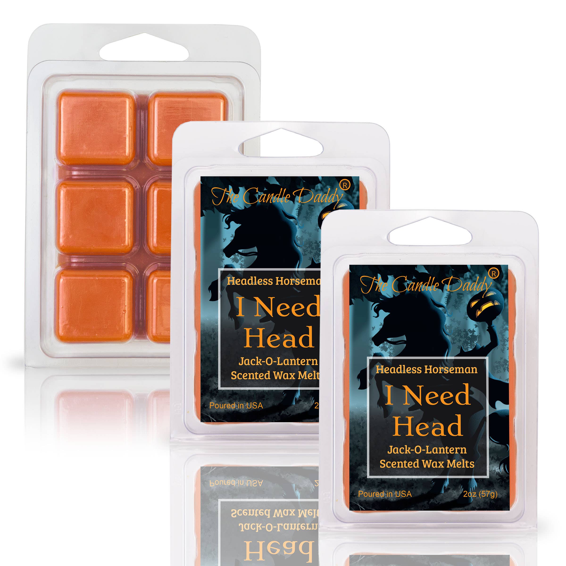 The Candle Daddy - Wholesale Wax Melt - Headless Horseman Halloween Wax Melt - Jack-O-Lantern Scent1
