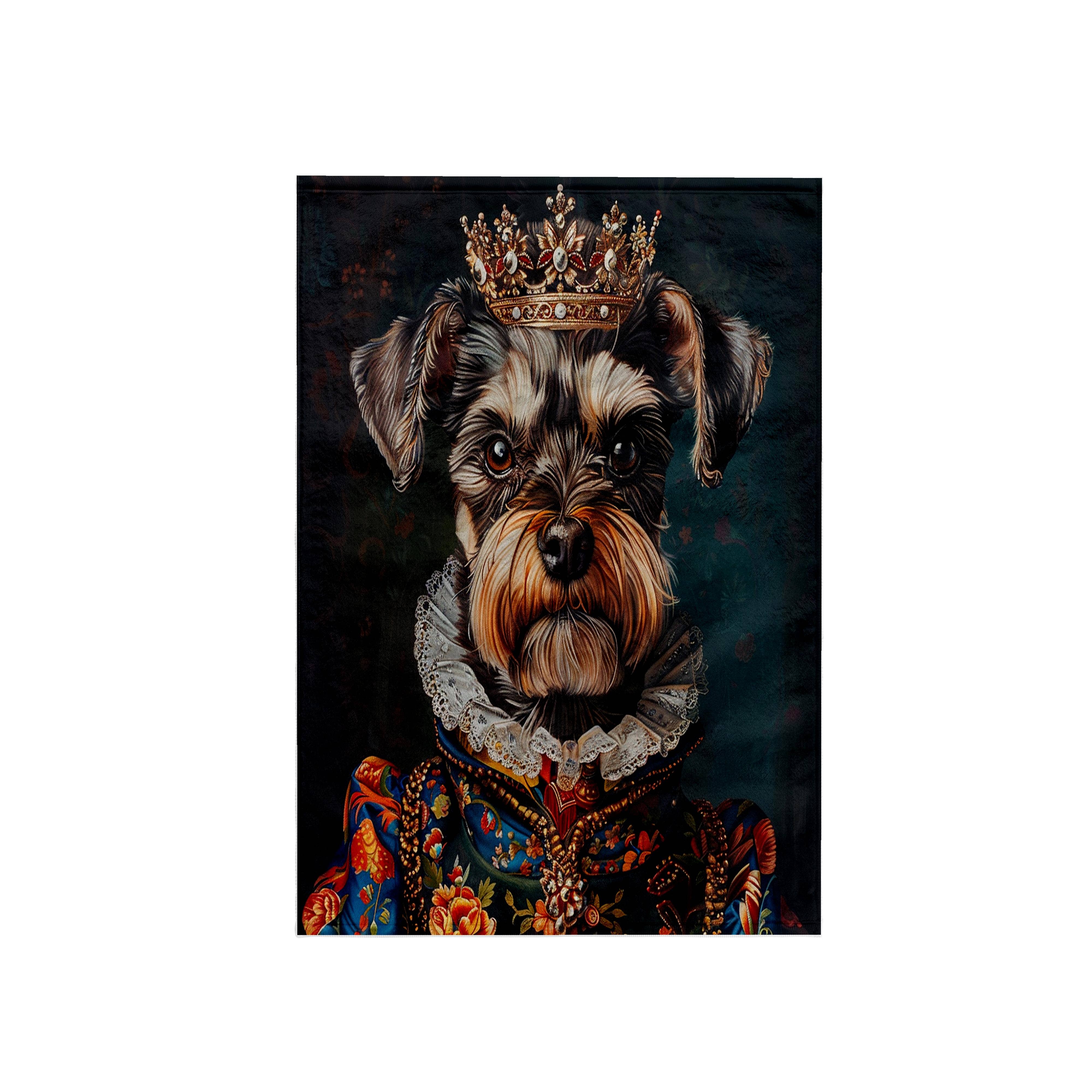 3dRose - Wholesale Bath Towel - 3dRose, Miniature Schnauzer Royal Portrait Canine Majesty, Towel