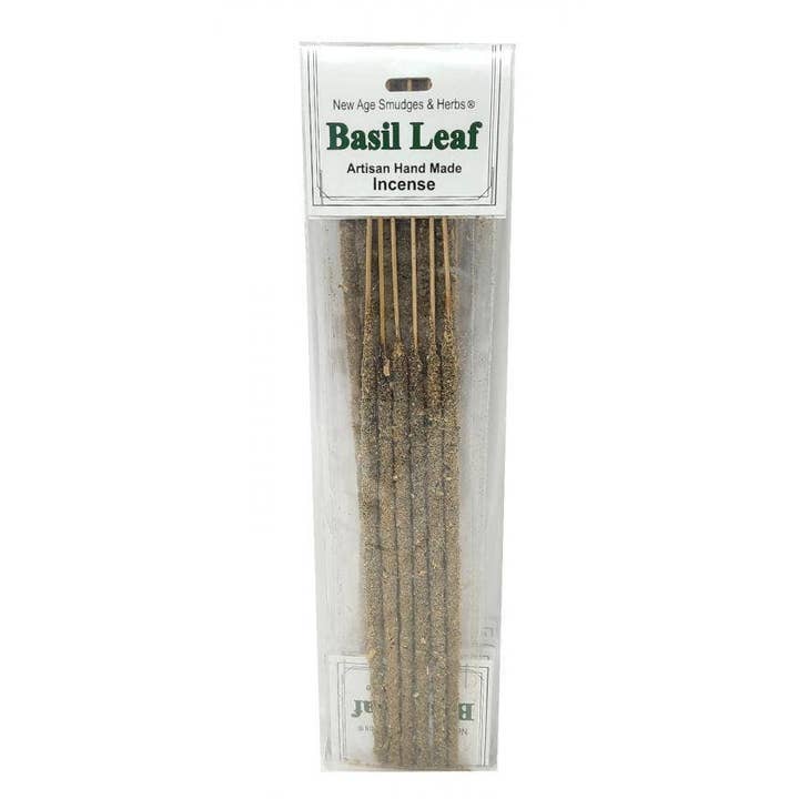Artisan Basil Leaf Incense Sticks (6 Sticks Pack) for wholesale by GREENROOTS USA LLC