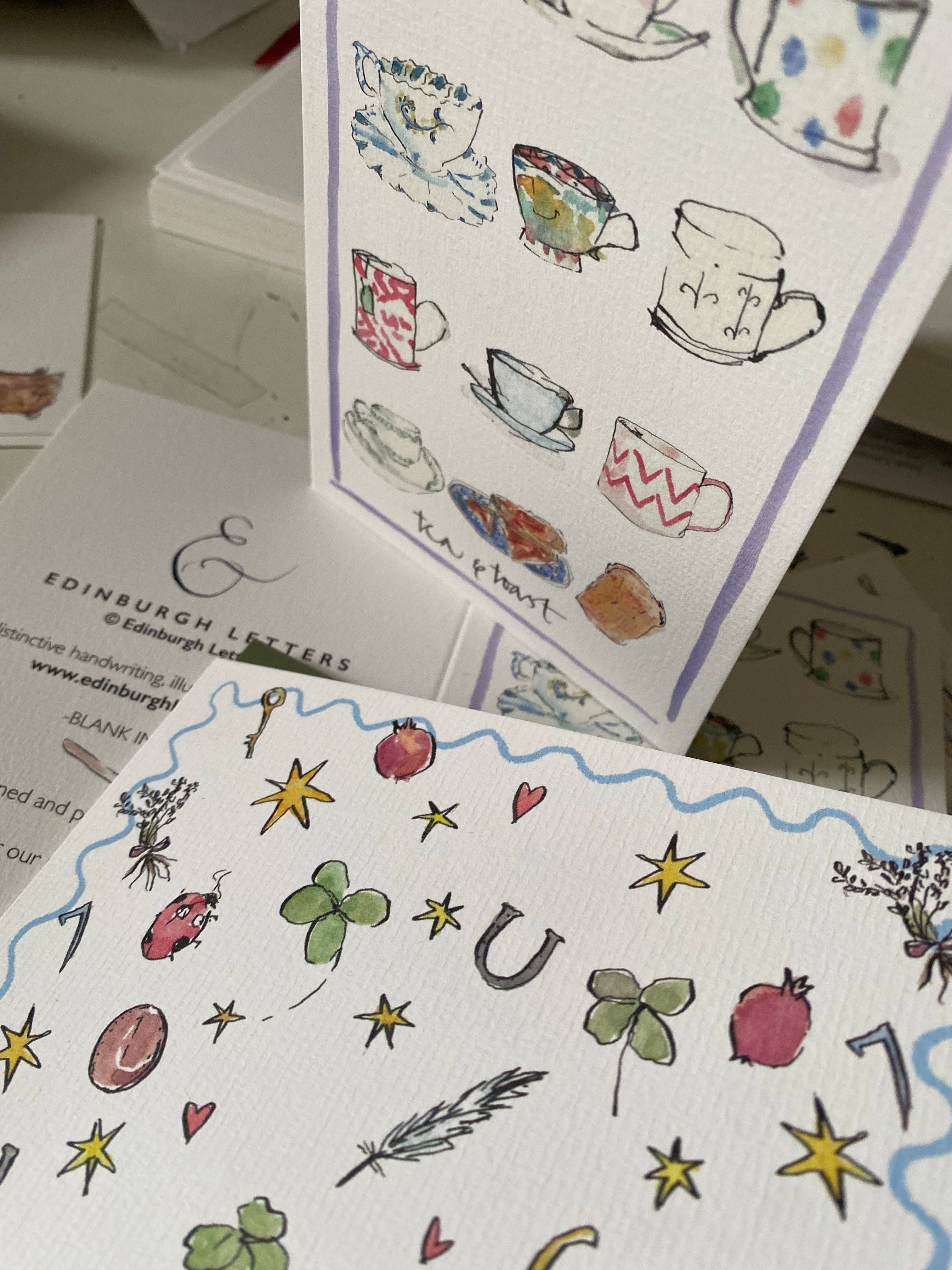 Edinburgh Letters – wholesale Good Luck card – Good Luck card3