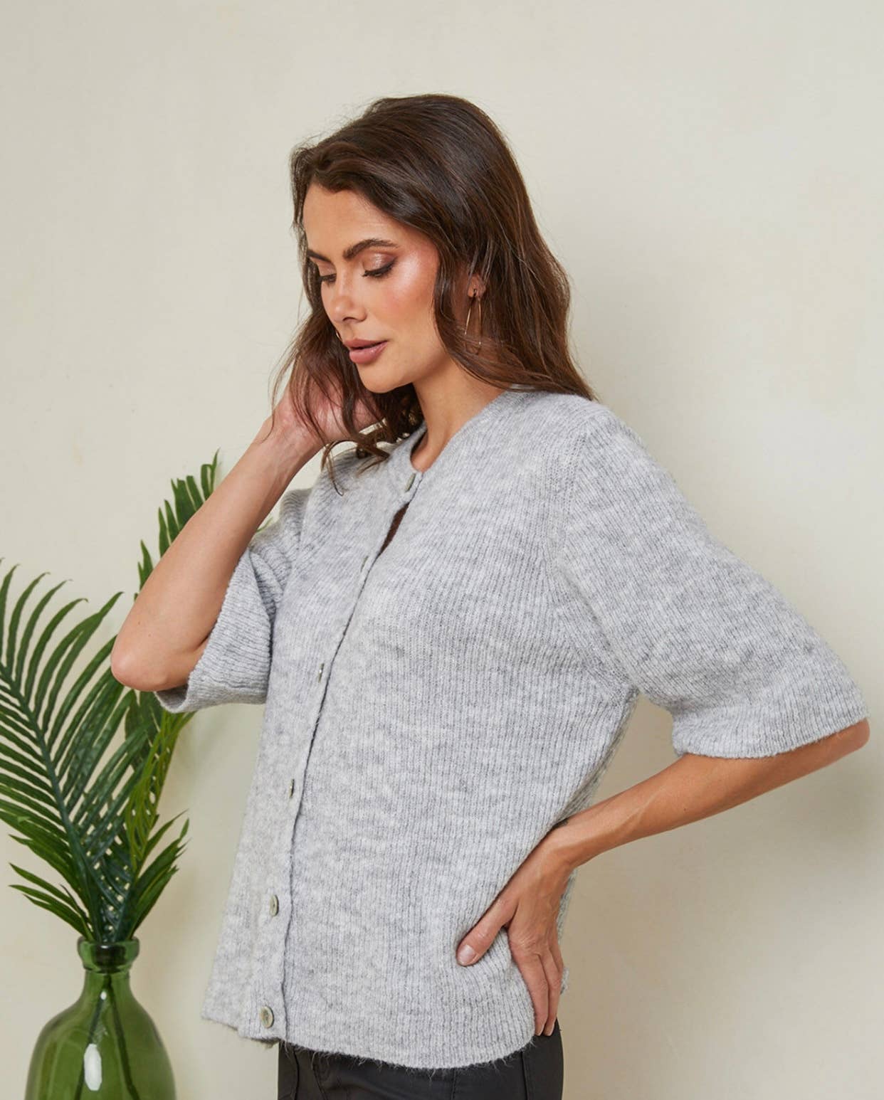 LÉA & LUC – Großhandel Strickjacke – Damen – Damen-Cardiganweste REF. 50755 aus weichem Strick35