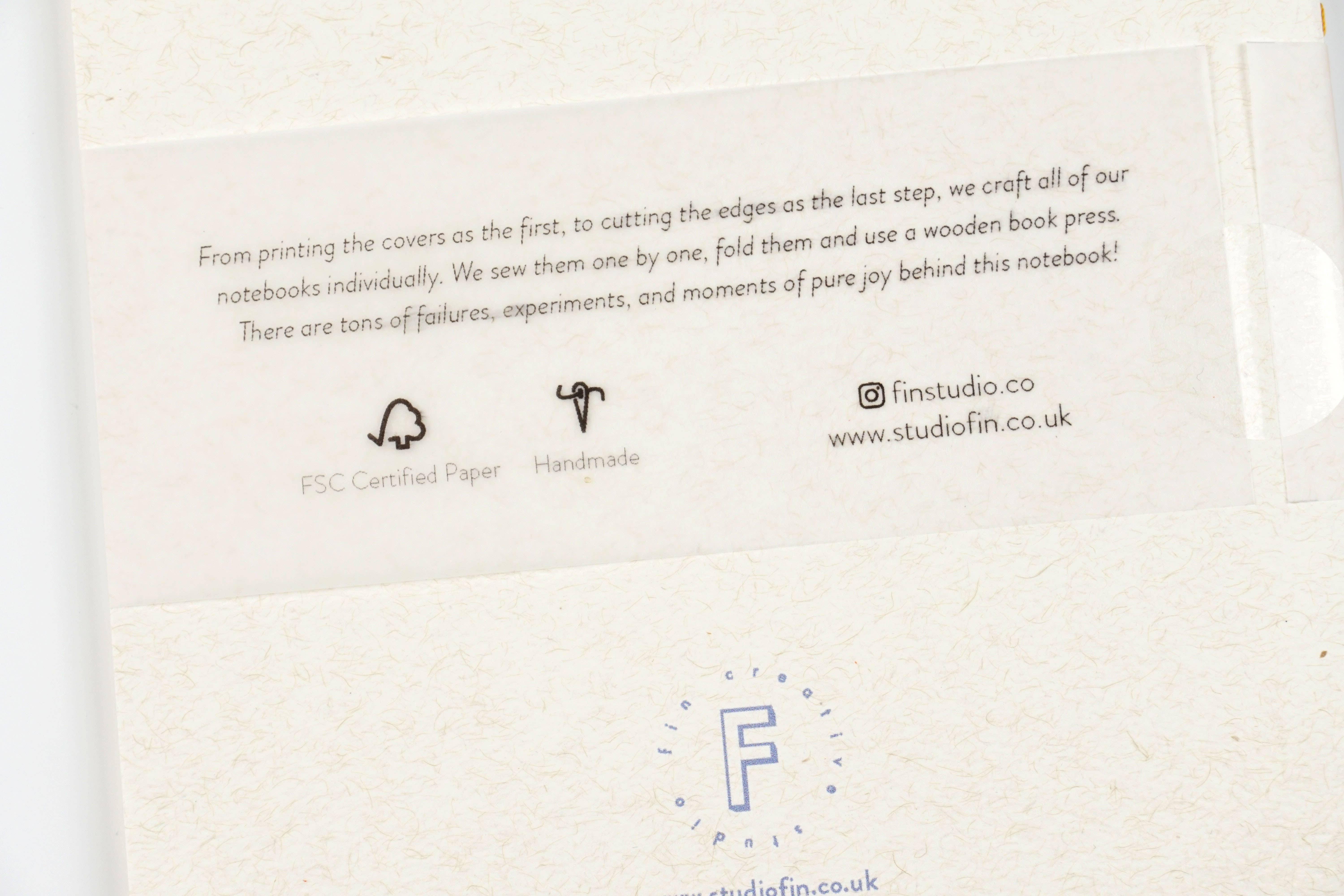 Fin Studio - Wholesale Notebook - Moon Illustrated Notebook / Moon Walk4