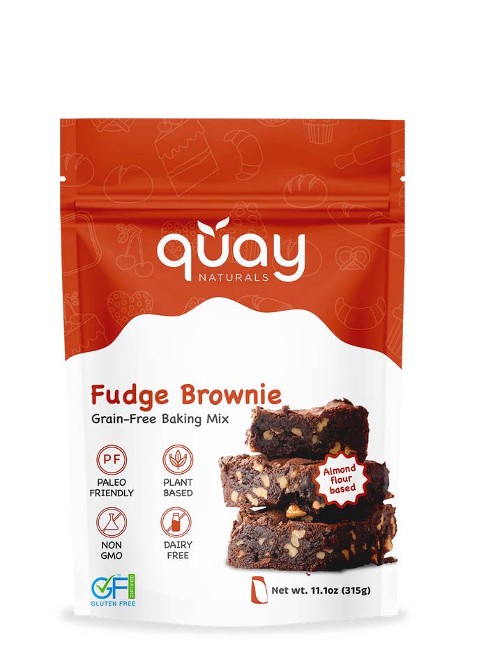 Fudge Brownie Mix per la vendita all'ingrosso da parte di Quay Naturals