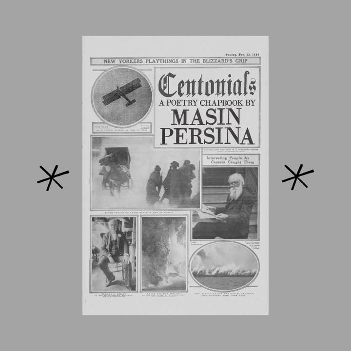 Centonials, by Masin Persina for wholesale by Bottlecap Press
