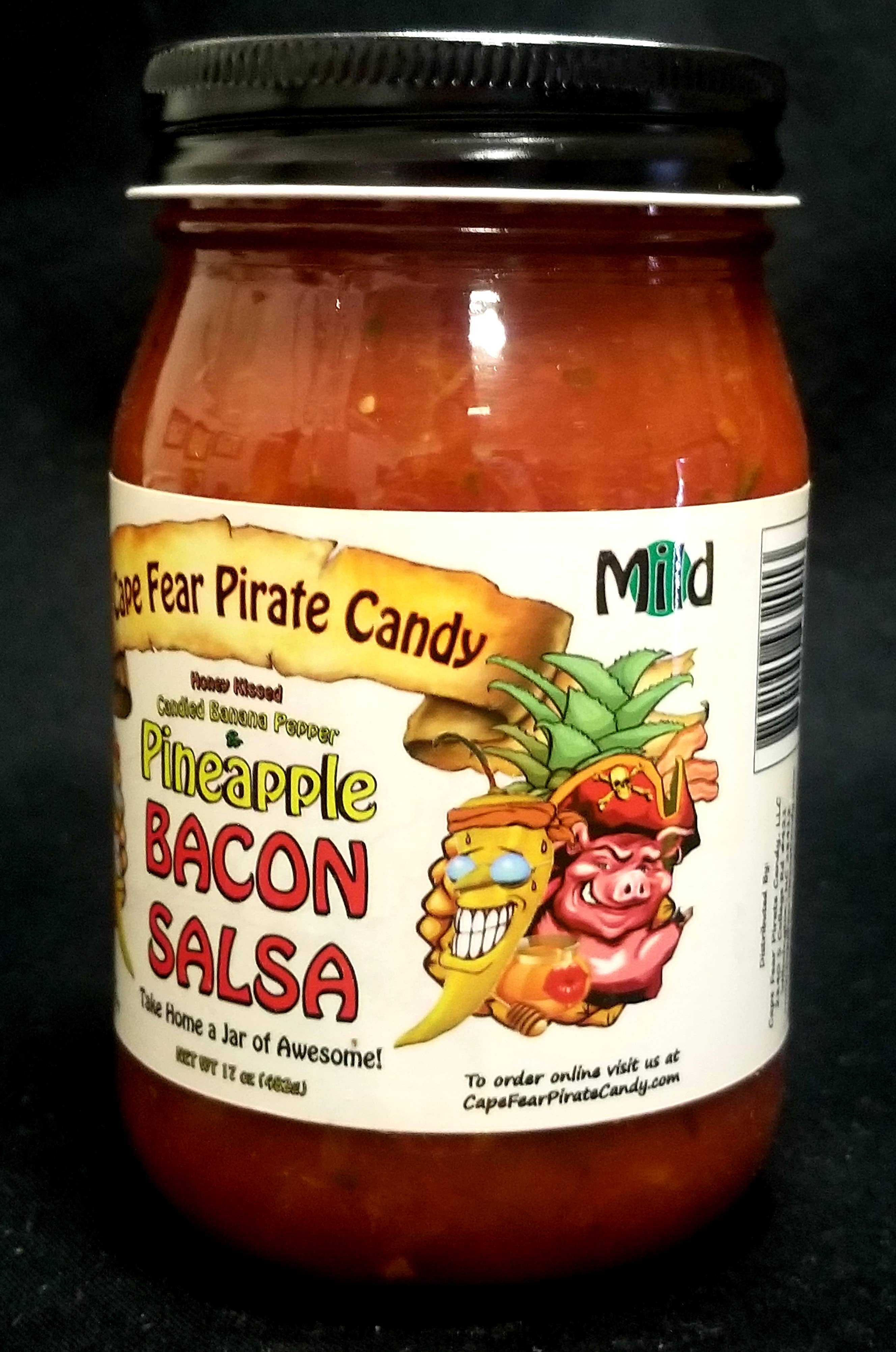 Cape Fear Pirate Candy, LLC - Wholesale Salsa - Pineapple Bacon Salsa2