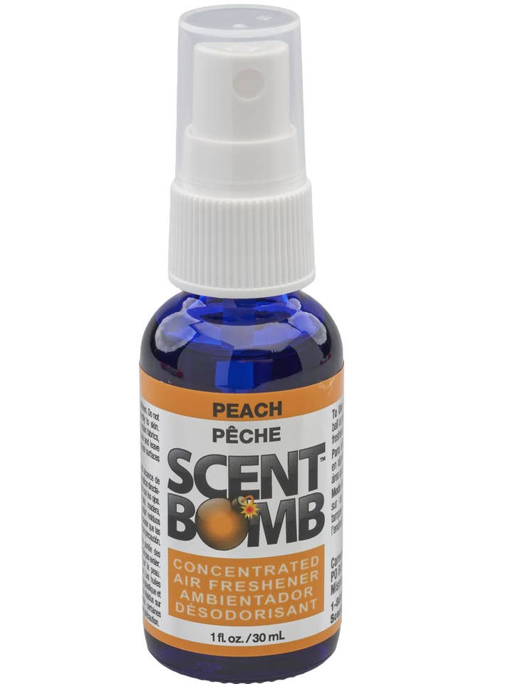 Scent Bomb Air Freshener Peach 1oz Spray for wholesale by Scent Bomb