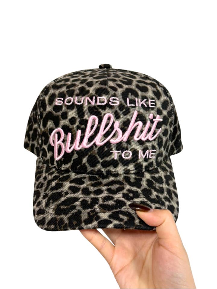SOUNDS LIKE BULLSHIT TO ME TRUCKER HAT | CANVAS CAP for wholesale by Summer Tees