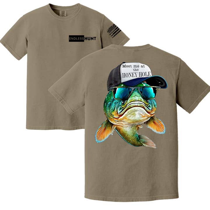 Endless Hunt - Wholesale Screen Printed T-Shirt - Men's - Honey Hole Tee2