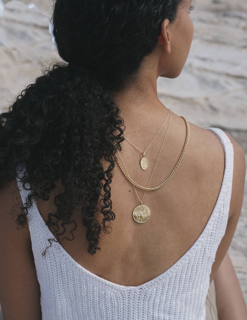 Studio Grun - Wholesale Pendant/Charm Necklace - Mountain Token Necklace4