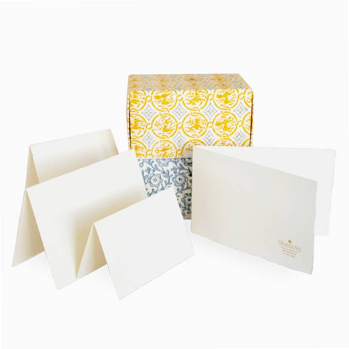 Rossi 1931 Medieval Deckle Edge Folded Flat Cards for wholesale by Orange Art/Creative Art Materials